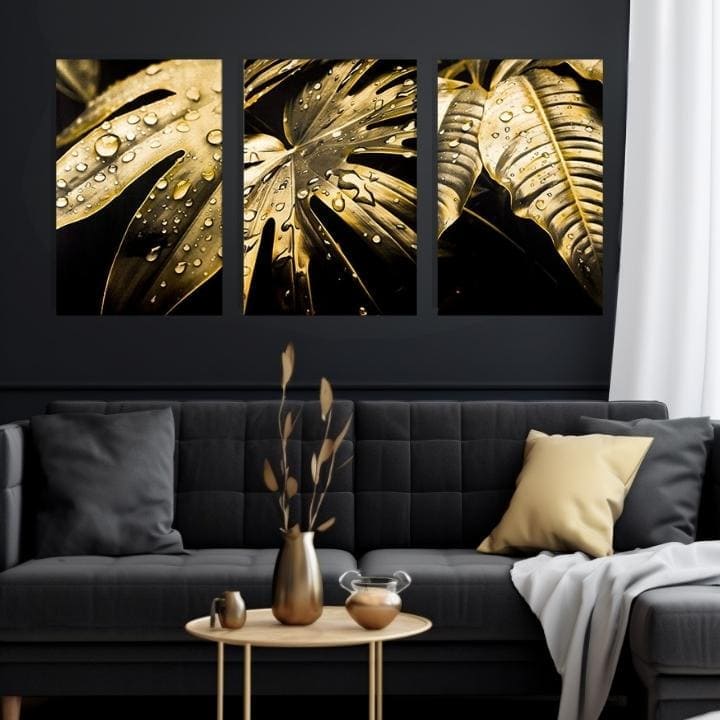 Zlatý dotek na plátně Tanec zlatých listů