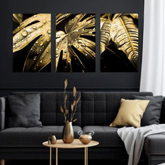 Zlatý dotek na plátně Tanec zlatých listů