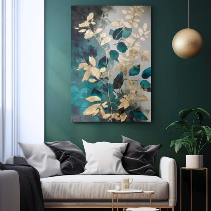 Zlatý dotek na plátně Whisper of Nature