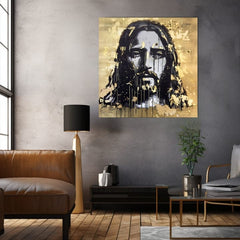 Zlatý dotek na plátně Nebeský pohled