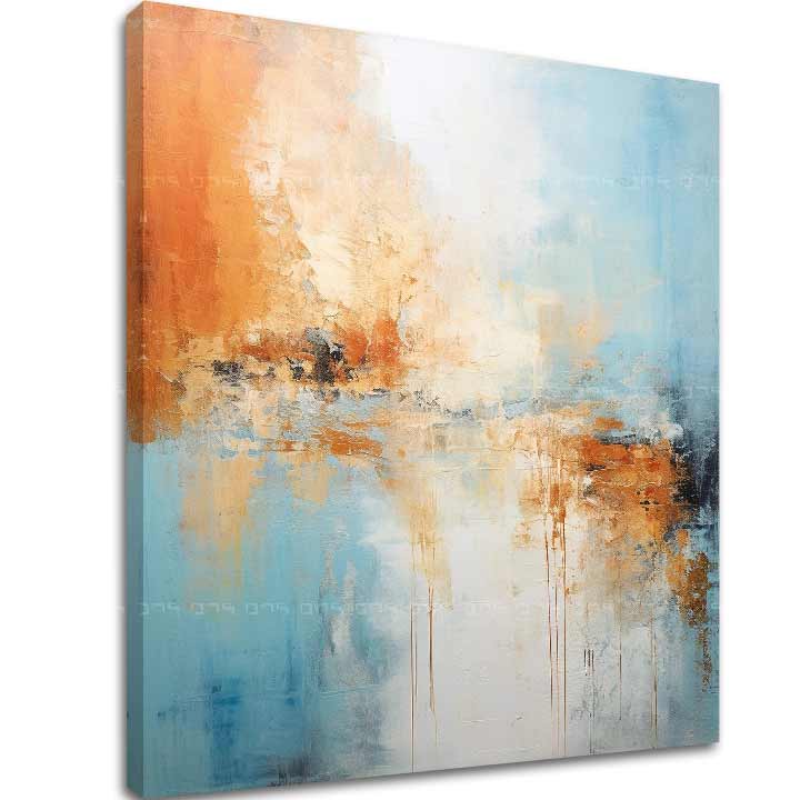 Obrazy Peach Fuzz Ranní probuzení 100x100 cm