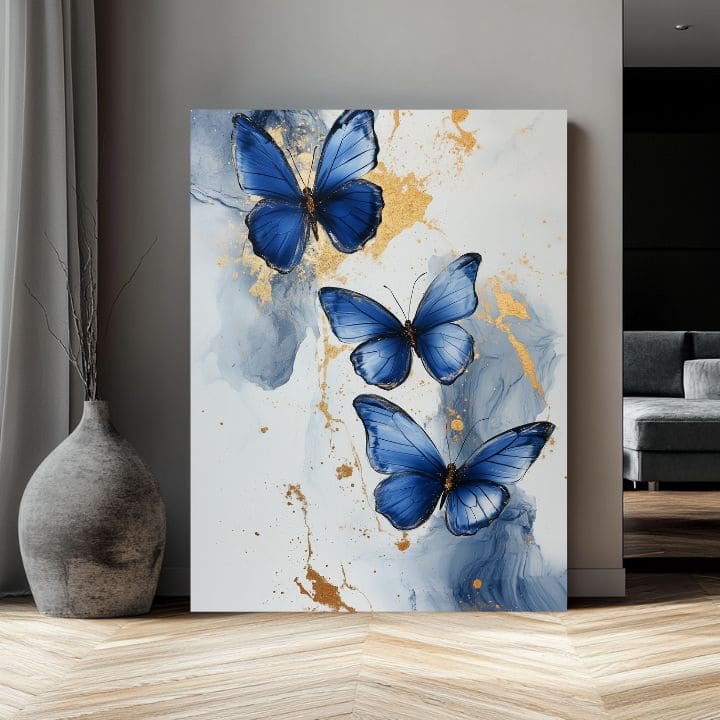 Obrázek Butterflies - Marble elegance