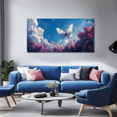 Obraz Motýla v oblacích svobody
