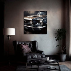 Designová dekorace na plátně Galloping American Dream