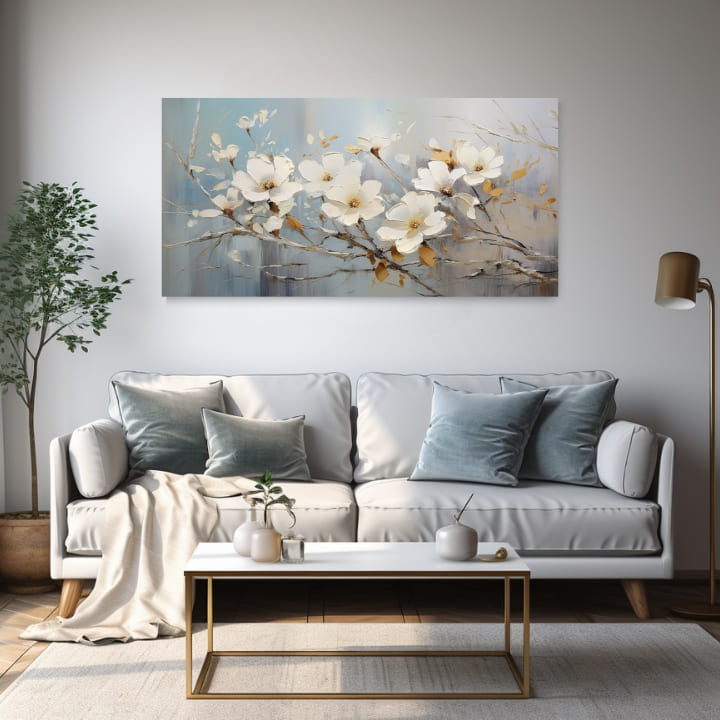 Svět květin na plátně Elegance přírody