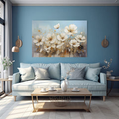 Svět květin na plátně Umění přírody