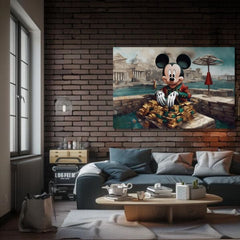 Obraz na plátně - Rich Mickey Mouse