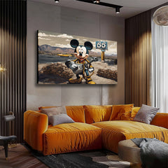 Obraz na plátně - Kytarista Mickey Mouse