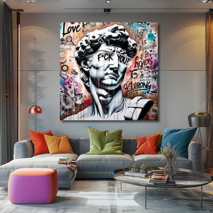 Obraz na plátně - Rebel David