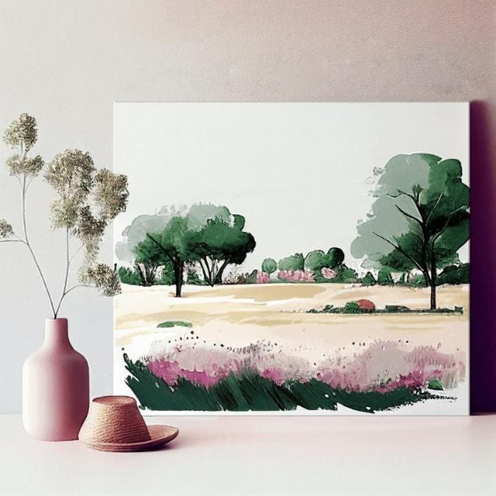 Krajina na plátně Svět báječných barev