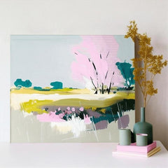 Krajina na plátně Abstraktní den v přírodě