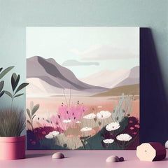 Krajina na plátně Pastelový sen