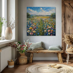 Krajinářství na plátně Letní louka