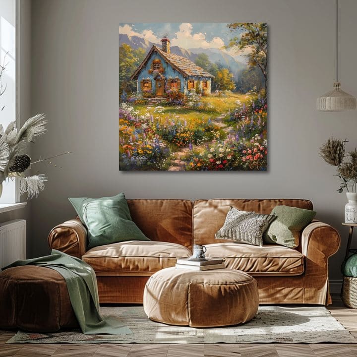 Krajinářství na plátně Letní úkryt