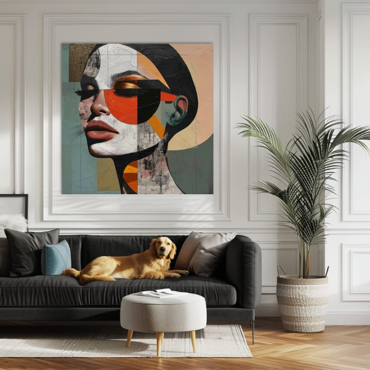 Elegantní obraz ženy Harmonie tvarů