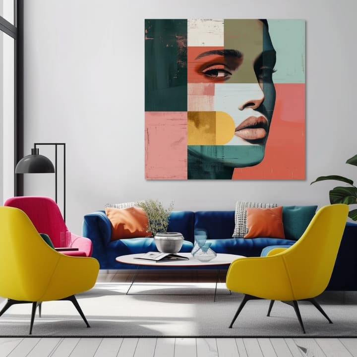 Elegantní obraz ženského pohledu na svět