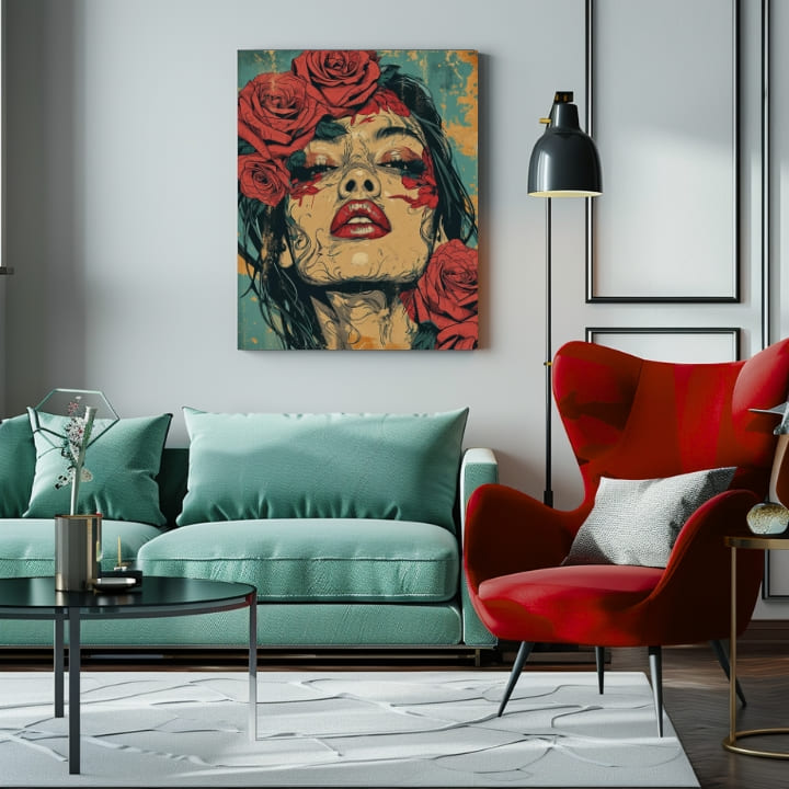 Elegantní obraz ženy Vášeň