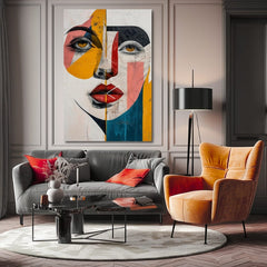 Elegantní obraz ženy Touha políbit