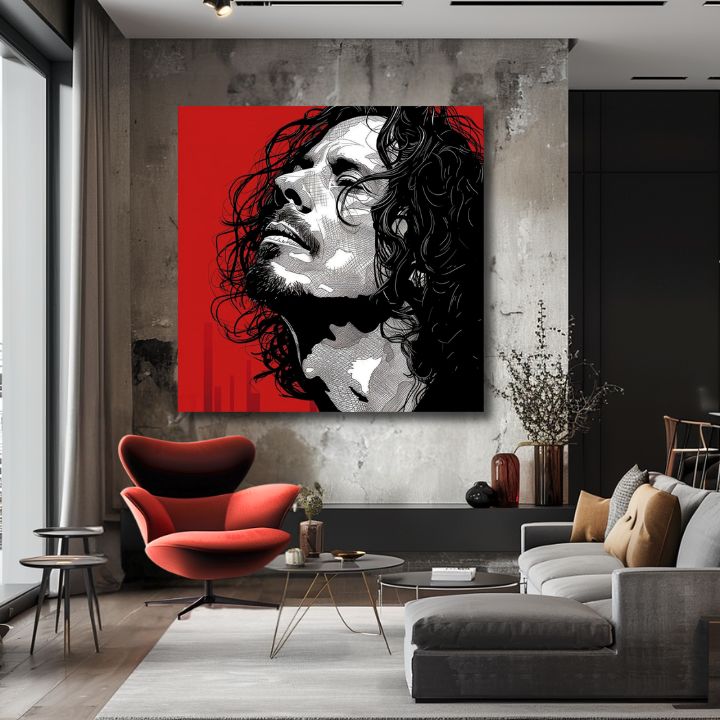 Chris Cornell malba na plátně - Rock Passion