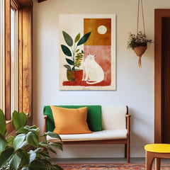 Obraz na plátně - Cat zen