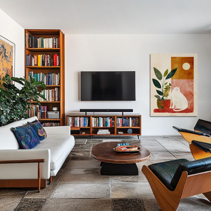 Obraz na plátně - Cat zen