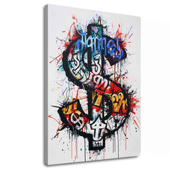 Obrázek DOLLAR GRAFFITI | Italské plátno