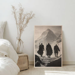 Obraz na dřevě - severští bojovníci