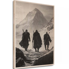 Obraz na dřevě - severští bojovníci