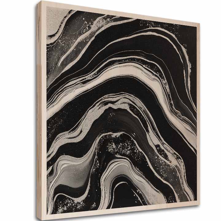 Obraz na dřevě - Runy mořských proudů