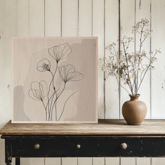 Obraz na dřevě - Flóra fjordů