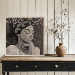 Obrázek na dřevě - Bohyně severu