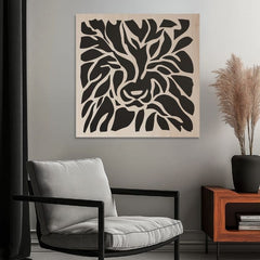 Dřevomalba Aslan - Král severních lesů