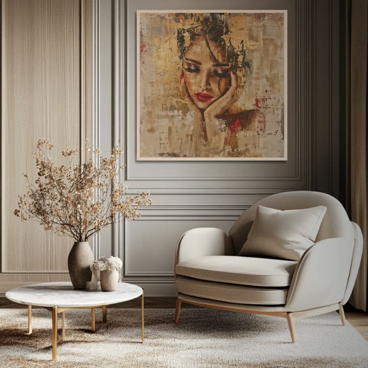 Malba na dřevo - Múza severních legend