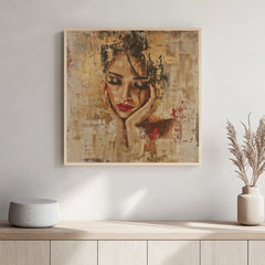 Malba na dřevo - Múza severních legend