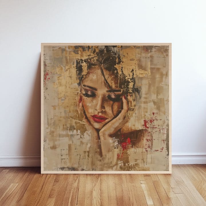 Malba na dřevo - Múza severních legend