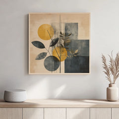 Obrázek na dřevě - Mír v jednoduchosti