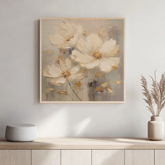 Malba na dřevo - Kvetoucí severská zahrada