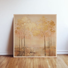 Obrázek na dřevo - Zlaté pobřeží Norska