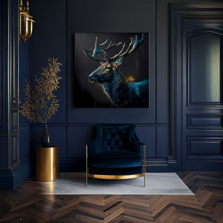 Dekorativní malba na plátně - PREMIUM ART - Peaceful Forest Guardian