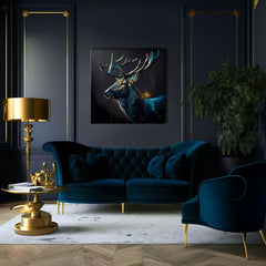 Dekorativní malba na plátně - PREMIUM ART - Peaceful Forest Guardian