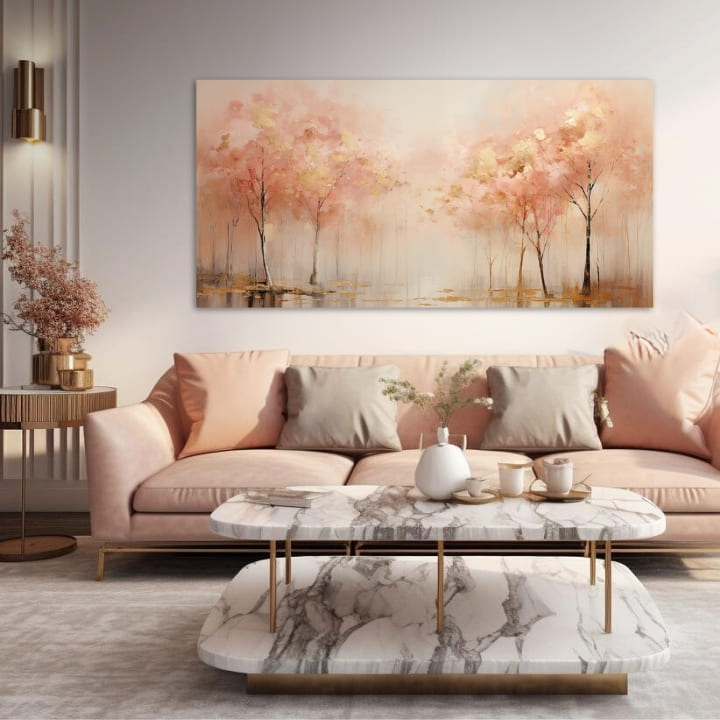 Strukturovaný obraz Procházka poklidnou přírodou - PREMIUM ART