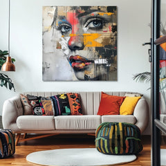 Elegantní obraz ženy Návštěva z budoucnosti