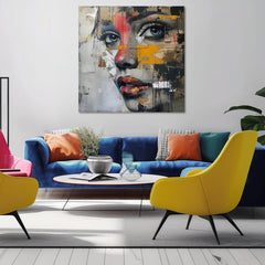 Elegantní obraz ženy Návštěva z budoucnosti