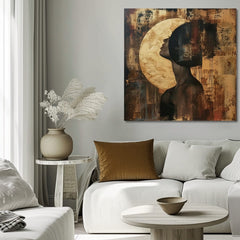 Elegantní obraz ženy Moon Reflection