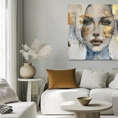 Elegantní obraz ženy Pronikavý pohled