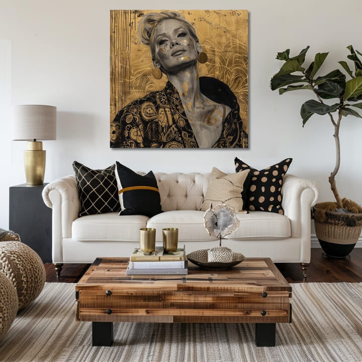 Elegantní obraz ženy Sebevědomí