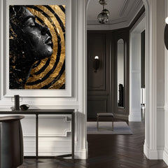 Elegantní obraz ženy Tajemství noci