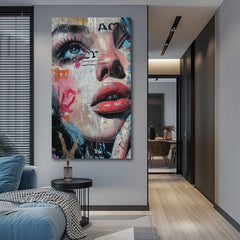 Elegantní obraz ženy Barvy ulice