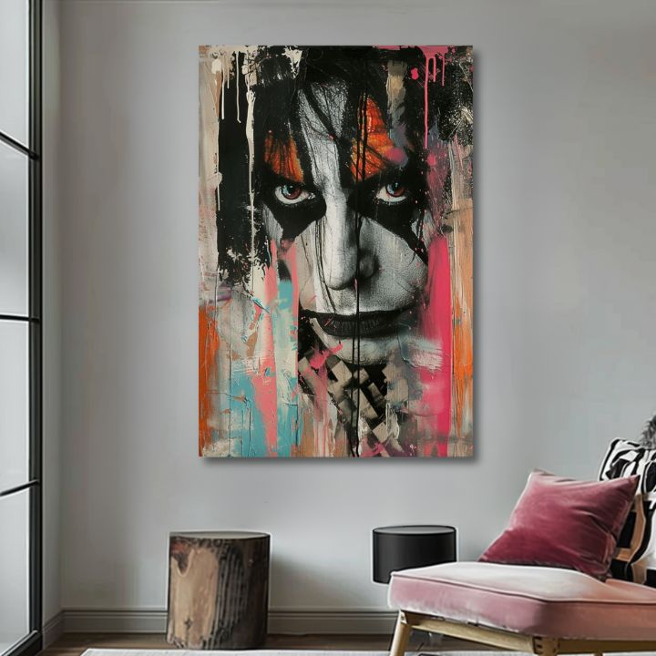 Obrázek KISS - Chaos na scéně | 100% originální akrylová barva