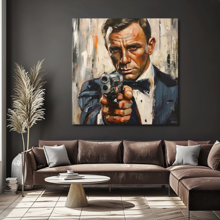 Obrázek JAMES BOND - Nebezpečná elegance | 100% originální akrylová barva